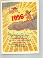 Spendenkarte Neujahr 1956 Engel Blinde KEINE AK