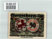 96515 O6400 Sonneberg , Thür Notgeldschein 50 Pfennig