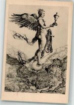 Engel Grosses Glück 4 Folge Nr.6 Dürer, A. Künstlerkarte