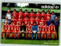 Bayer Leverkusen Werbung Adidas Fußballmannschaft KEINE AK