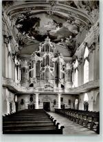 89264 W7912 Roggenburg , Schwab Foto AK Kirchenorgel Klosterkirche