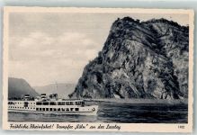 Dampfer Köln Loreley Loreley Foto AK