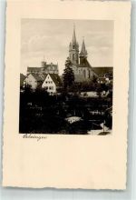 74249 W7110 Öhringen Gebrauchsspuren Kirche Foto AK
