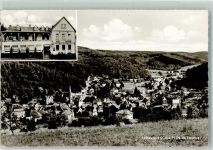 61389 W6384 Schmitten , Taunus - mit St. Karl Borromäus Kirche und Hotel Gasthaus Ochsen