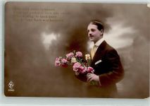 Mann Nelken SR Nr.3383 Poesie 1915