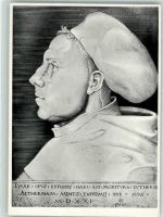 sign. Cranach Lucas Luther Künstlerkarte