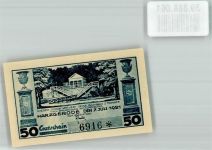 06493 O4306 Harzgerode 1921 Notgeldschein 50 Pfennig Gutschein No. 6916