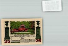 06493 O4306 Harzgerode 1921 Notgeldschein 25 Pfennig Gutschein No. 46670