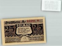 06507 O4302 Bad Suderode 1921 Notgeldschein 25 Pfennig Gutschein Solbad A 44209