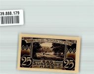 06507 O4302 Bad Suderode 1921 Notgeldschein 25 Pfennig Gutschein Solbad A 44209
