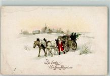Kutsche WRSLE Nr.3543 Weihnachtsmann Gebrauchsspuren