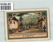 98714 O6316 Stützerbach 1921 Notgeldschein 75 Pfennig