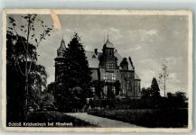 41334 W4054 Hinsbeck Gebrauchsspuren Schloss Krickenbeck Foto AK