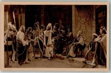 W8103 Oberammergau Jesus vor Herodes Nr.42 Passionsspiel 1922
