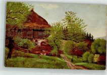 Verlag Edm. von König Serie II Nr. 8 Schwarzwaldhäuser H. d´Eu de Perthes Künstlerkarte