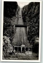 W5427 Bad Ems Malbergbahn Untere Station Zahnradbahn Foto AK