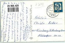 72285 W7293 Herzogsweiler Foto AK Fliegeraufnahme