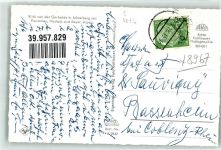 87466 W8967 Oy 1956 Foto AK Schwimmbad Blick von der Gerhalde Ort lt. Stempel