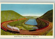 World Famous Horseshoe Curve Altoona Eisenbahnzug