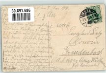 Birke Zweig Pfingsten Maikäfer 1913 Prägedruck
