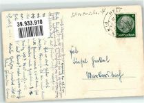 Hund Brief Scherenschnitt A.G.B. Nr. 4377 Postbote Künstlerkarte