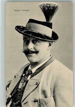 Xaver Terofal in Trachtenjacke Theaterschauspieler