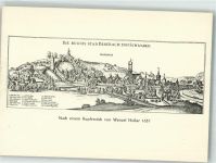 77781 W7616 Biberach , Baden - sign. Hollar, Wenzel AK nach Kupferstich 1657