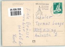26121 W2900 Oldenburg - Amalienbrücke Kanal Frachtschiff Bremen
