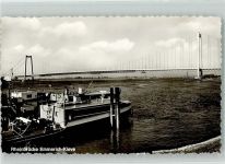 46446 W4240 Emmerich - Rheinbrücke Binnenschiffe