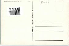 Der Heinrich fällt auf seinen Rücken Am Ohr tun ihn die Gänse zwicken Busch Wilhelm Künstlerkarte