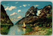 1902 Lithographie Görfjord