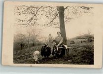 Frau Schaf Privatfoto AK