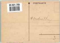 ( beschnitten ) sgn. IF Ingeborg Fiegert Küsse Tracht Künstler Gebrauchsspuren