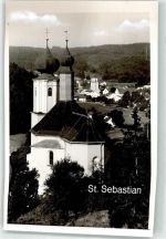 92363 W8431 Breitenbrunn , Oberpf FOTO KEINE AK Wallfahrtskirche St. Sebastian Foto Original aus Archiv eines Ansichtskartenverlags Ort handschriftlich