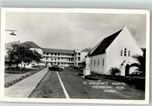 Durban 1963 Foto AK Krankenhaus St. Augustine´s Hospital Denkmal Auto