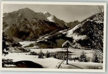 87541 W8973 Bad Oberdorf Foto AK Winter Breitenberg Rotspitze