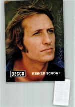 Reiner Schöne Autogramm Schlagersänger KEINE AK