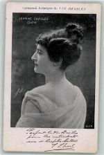 Foto P. Berger Jeanne Chasles Faksimile Opernsänger