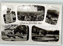 56170 W5413 Bendorf , Rhein Foto AK Denkmal Schwimmbad Kirche Abtei