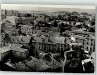 30700 Uzes 1958 Foto AK Fliegeraufnahme