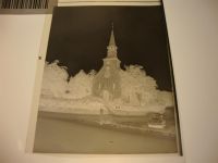25560 W2216 Schenefeld , Mittelholst KEINE AK Kirche, Auto, Negativ