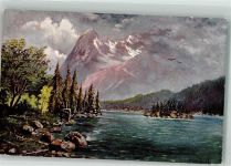 82491 W8104 Eibsee 1920 Künstlerkarte