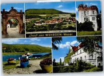 37688 W3472 Wehrden , Weser - Teilansichten