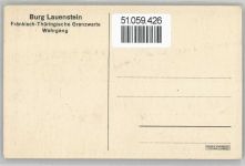 96337 W8642 Lauenstein , Oberfr - Burg