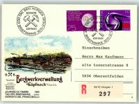 Horgen Bergwerksverwaltung Käpfnach Bergbau 1990 Sonderstempel
