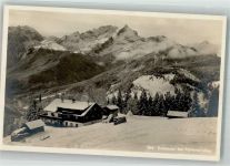 82467 W8100 Partenkirchen 1929 Winter Hüttenstempel Eckbauer