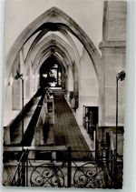73770 W7306 Denkendorf , Württ Foto AK Kirche Kloster Kreuzgang