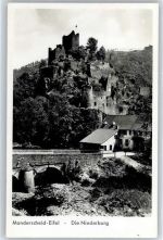 54531 W5562 Manderscheid , Eifel - Die Niederburg