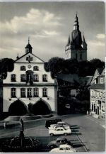 59929 W5790 Brilon - Marktplatz, Rathaus, Propsteikirche