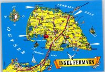 23769 W2448 Fehmarn - Landkarte AKU1